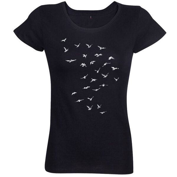 Dámske tričko vtáky - damske-tricko-krdel-vtakov