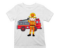 Dětská trička – hasičská auta