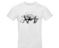 Pánská trička s potiskem nosorožce